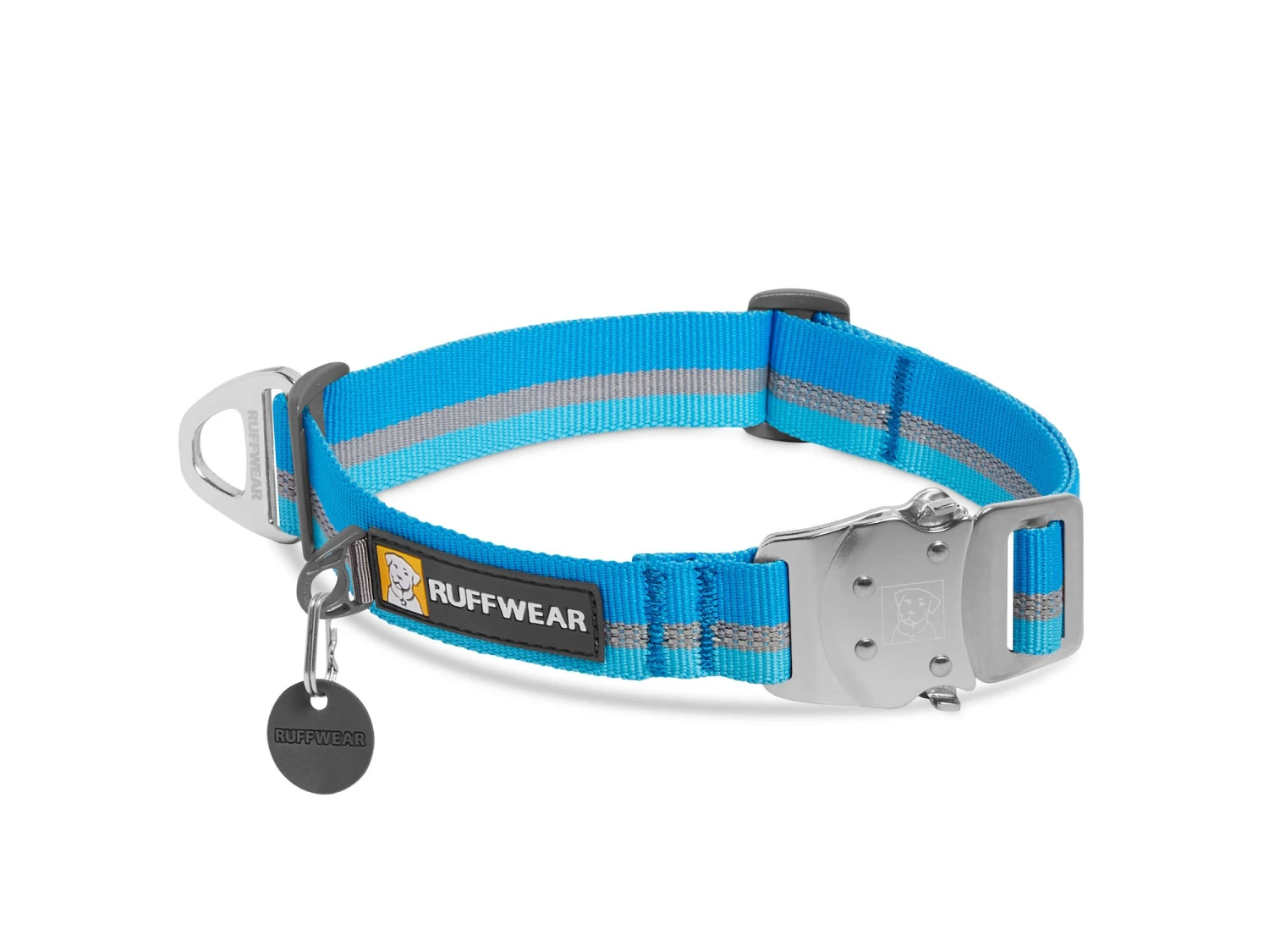 Ruffwear Top Rope™ Hundehalsband Mit Metalllverschluss Blue Dusk 1 Ruffwear Top Rope™ Hundehalsband Mit Metalllverschluss Blue Dusk
