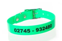 Relaxoo Biothane Hundehalsband Neongrün 16mm Breit -Haustierbedarf für Hunde 189028 Product