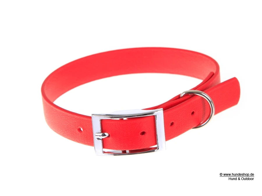 Relaxoo Biothane Hundehalsband Rot 16mm Breit 1 Relaxoo Biothane Hundehalsband Rot 16mm Breit