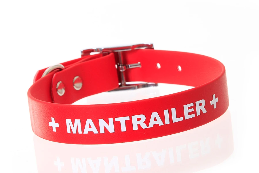 Relaxoo Biothane Hundehalsband Rot 16mm Breit 3 Relaxoo Biothane Hundehalsband Rot 16mm Breit – Bild 3