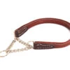 Yakleder Hundehalsband Braun