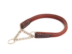 Yakleder Hundehalsband Braun