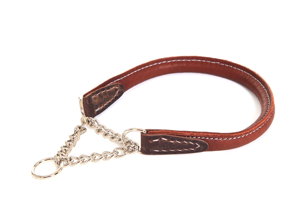Yakleder Hundehalsband Braun 1 Yakleder Hundehalsband Braun