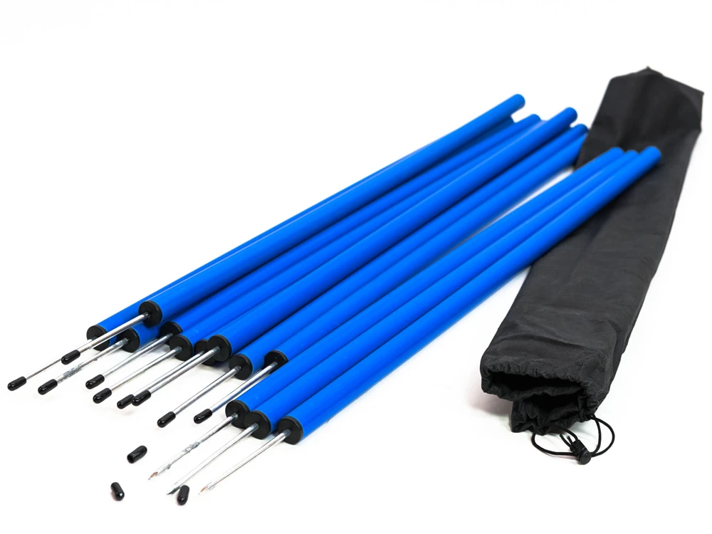 Dog Agility Slalomparcours 1 Dog Agility Slalomparcours