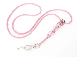 Mein Rosa Pfeifenband Mit Schmucksteinen