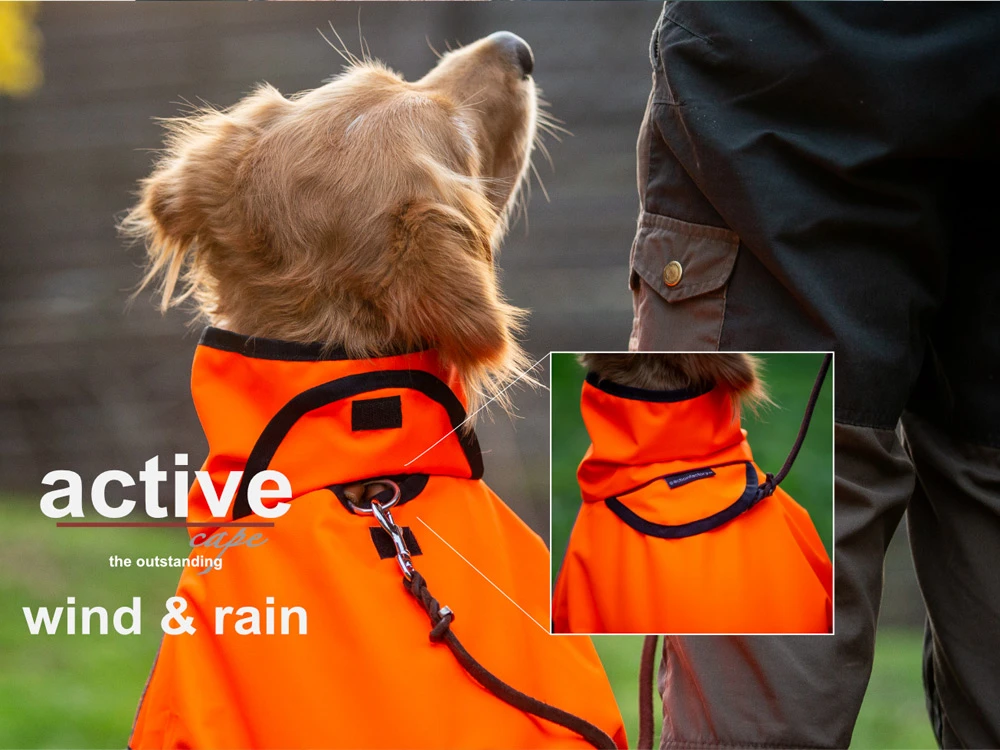 Active Cape Wind & Rain MINI Orange 2 Active Cape Wind & Rain MINI Orange – Bild 2