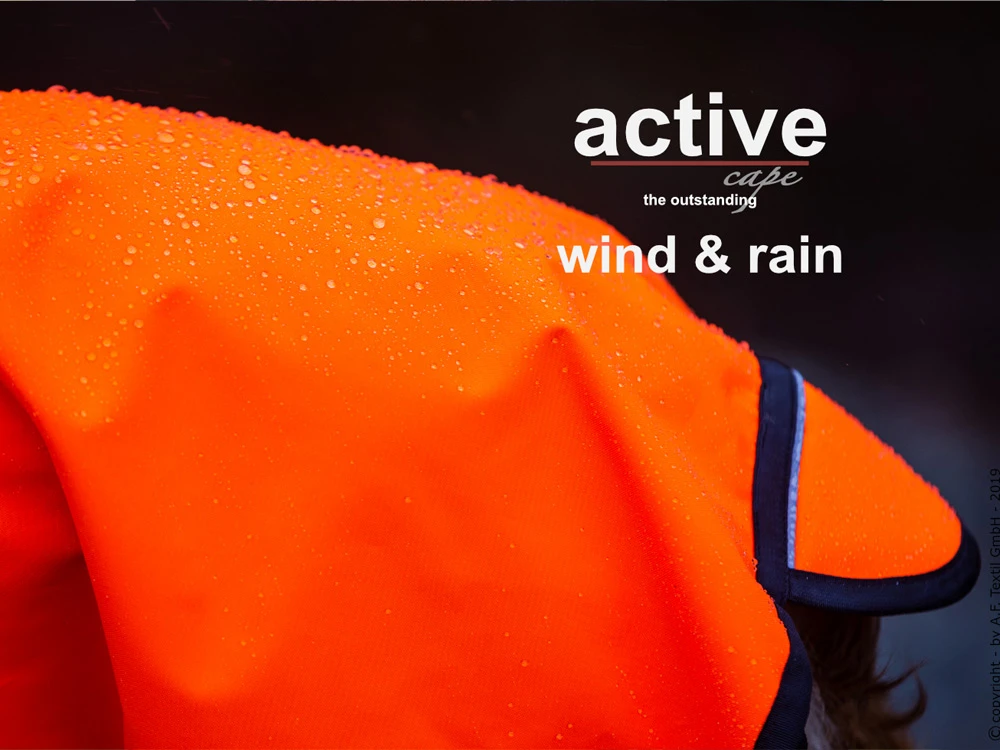 Active Cape Wind & Rain MINI Orange 3 Active Cape Wind & Rain MINI Orange – Bild 3