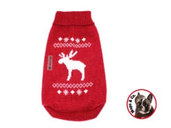 Wolters Strickpullover Elch Für Mops & Co.