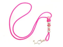 Mein Pinkes Pfeifenband Mit Schmucksteinen