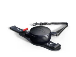 Lishinu 3 Handy Roll Hundeleine Mit Full-STOP Knopf Schwarz