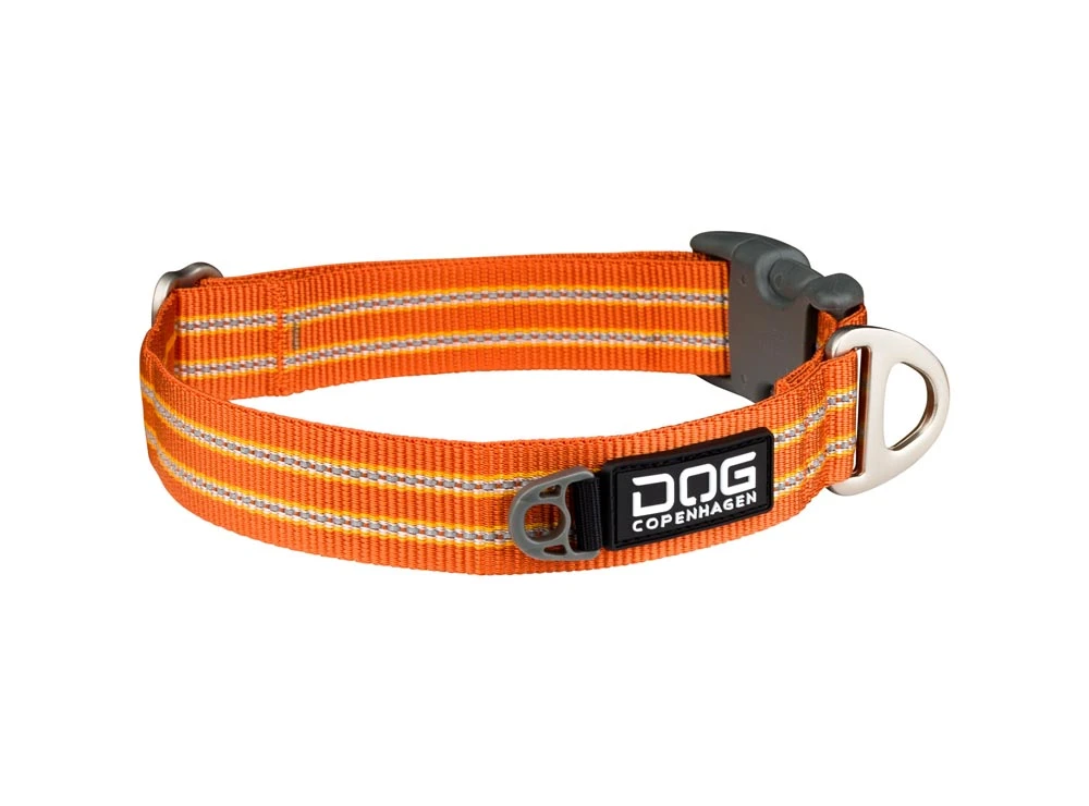 Dog Copenhagen Urban Style V2 Halsband Orange Sun 1 Dog Copenhagen Urban Style V2 Halsband Orange Sun