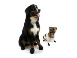 Protex Pawz Hundesocken Schwarz -Haustierbedarf für Hunde 689521 Product
