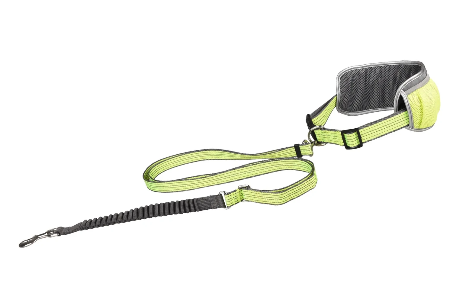 Jogging-Hüftgurt Mit Hundeleine Gelb 1 Jogging-Hüftgurt Mit Hundeleine Gelb
