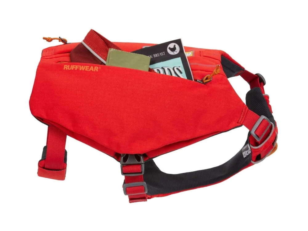 Ruffwear Switchbak Hundegeschirr Mit Taschen Red Sumac 3 Ruffwear Switchbak Hundegeschirr Mit Taschen Red Sumac – Bild 3