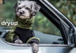 Dryup Body Zip.fit Mini Hundebademantel Moos -Haustierbedarf für Hunde 828182 Product