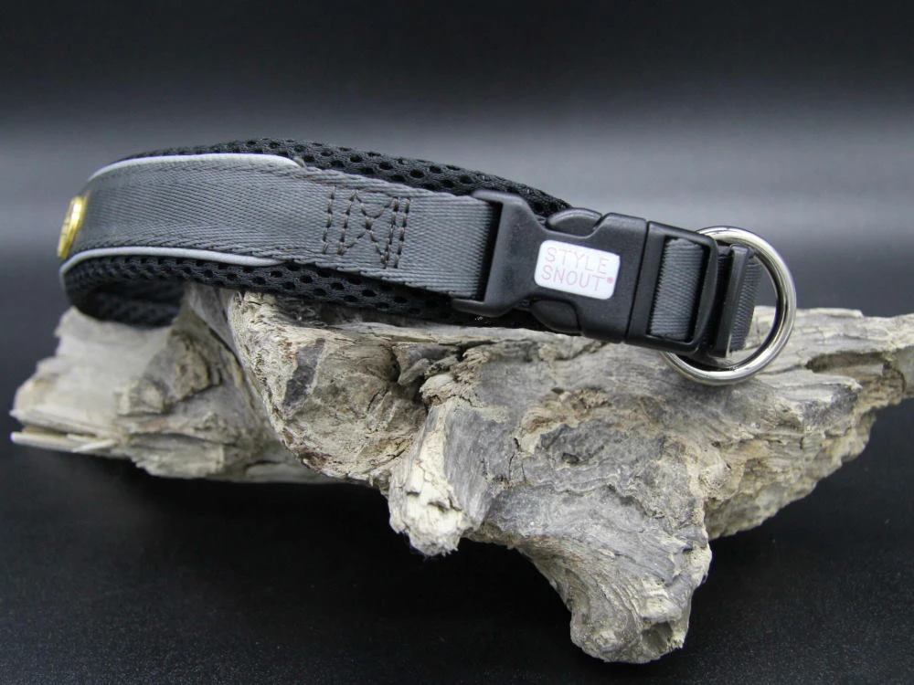Style Snout Hundehalsband Silver-Black-Edition 1 Style Snout Hundehalsband Silver-Black-Edition