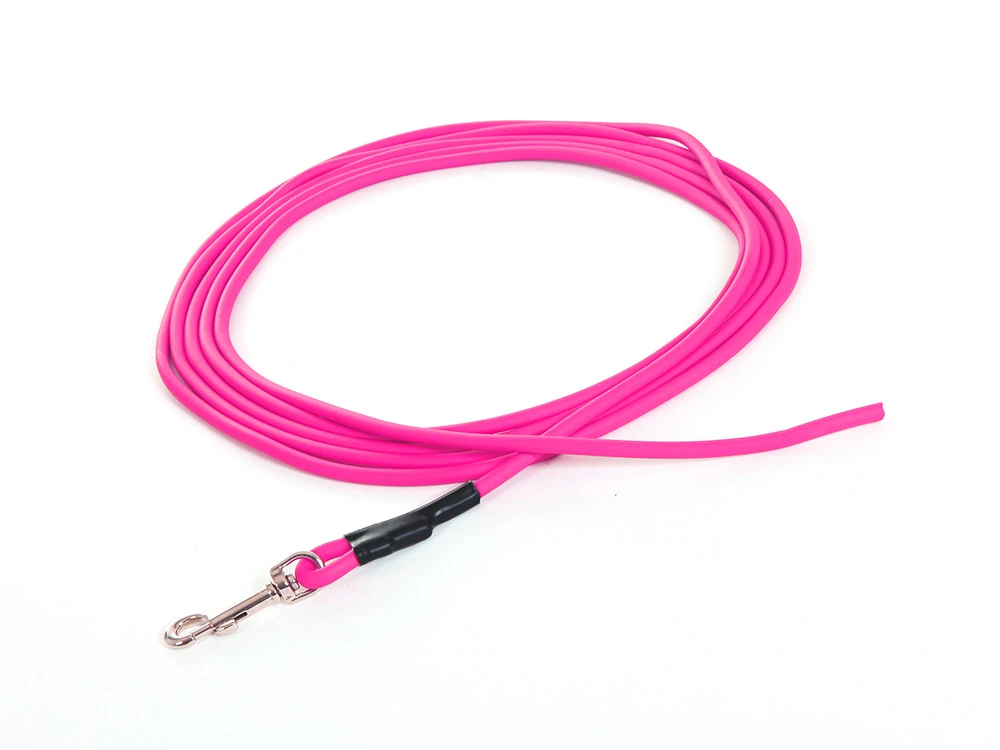 Biothane Schleppleine Rund 6 Mm Pink 1 Biothane Schleppleine Rund 6 Mm Pink