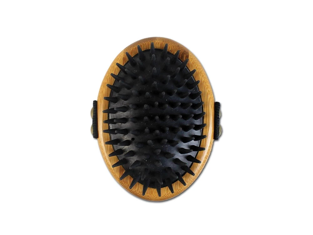 Bamboo Groom Striegel Für Hunde Mit Gummiborsten 2 Bamboo Groom Striegel Für Hunde Mit Gummiborsten – Bild 2