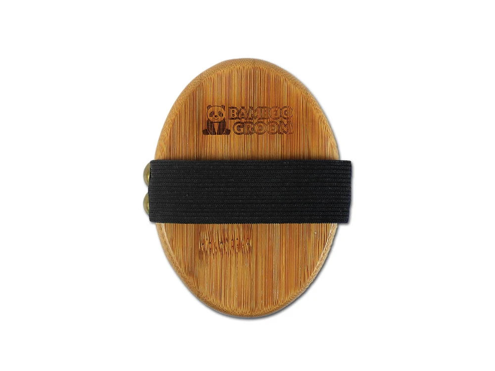 Bamboo Groom Striegel Für Hunde Mit Gummiborsten 3 Bamboo Groom Striegel Für Hunde Mit Gummiborsten – Bild 3