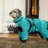 Dryup Body Zip.fit Mini Hundebademantel Petrol