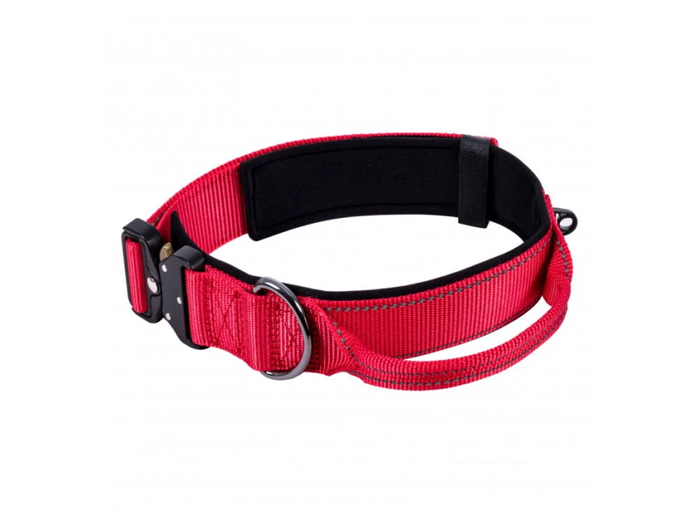 Rukka Pets Halsband Mit Griff Mission Rot 1 Rukka Pets Halsband Mit Griff Mission Rot