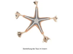 BE NORDIC Hunde-Tauspielzeug Seestern Jane -Haustierbedarf für Hunde 938344 Product