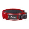 Hunter Divo Hundehalsband Rot/grau
