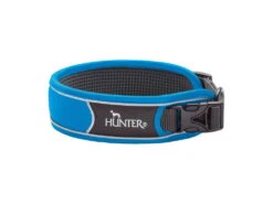 Hunter Divo Hundehalsband Hellblau/grau