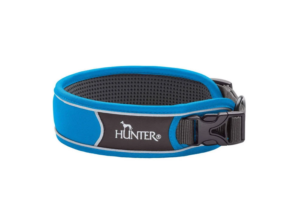 Hunter Divo Hundehalsband Hellblau/grau 1 Hunter Divo Hundehalsband Hellblau/grau