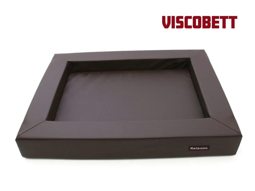 Relaxoo Viscobett Hundebett V2 Braun 1 Relaxoo Viscobett Hundebett V2 Braun