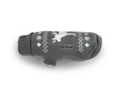 Wolters Strickpullover Elch Grau/weiß