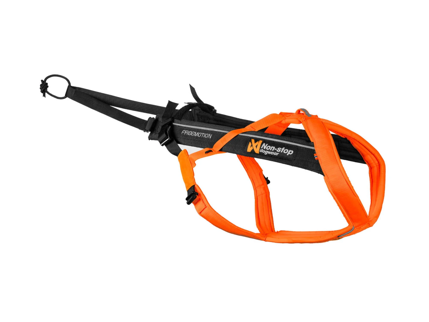 Non-Stop Dogwear Zughundegeschirr Freemotion Harness 5.0 Orange 1 Non-Stop Dogwear Zughundegeschirr Freemotion Harness 5.0 Orange