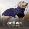 Active Cape Elastic Wind & Rain Dark Blue