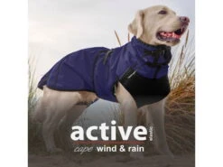 Active Cape Elastic Wind & Rain Dark Blue
